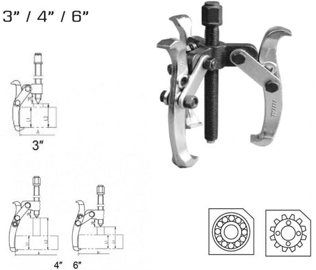 Prese si extractoare, Extractor TOTAL Industrial- rulmenti cu 3 brate - 3, 3, atomico.ro