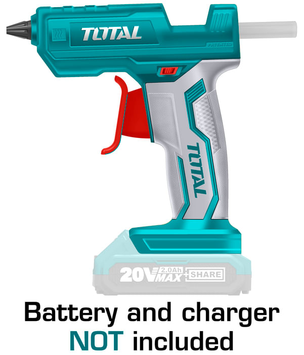 Pistol de lipit TOTAL - 20V - nu include acumulator si incarcator, 2, atomico.ro