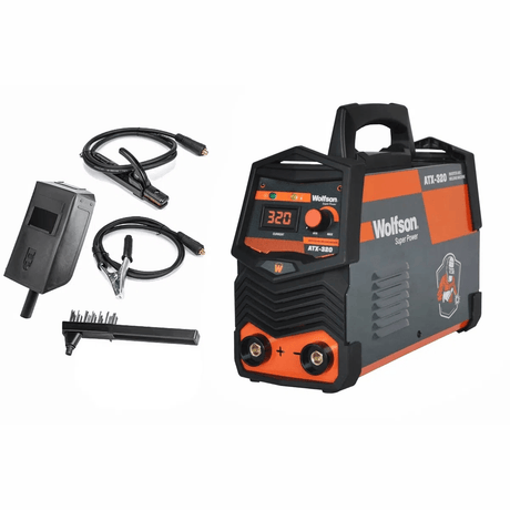 Aparate de sudura cu electrod (MMA tip invertor), Aparat de sudura cu electrod Wolfson ATX-320 - MMA Inverter, 140Ah - Accesorii incluse, 1, atomico.ro