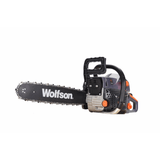 Drujba pe benzina WOLFSON STX-580, 3.1CP, 52CC, 2 lame + 2 lanturi  Ochelari + Manusi incluse