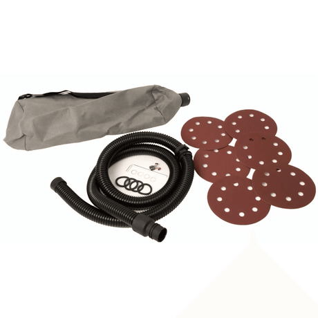 Masina de Slefuit, Masina de slefuit pereti si tavane cu aspirator Wolfson - 750W, 225mm - Accesorii incluse, 5, atomico.ro