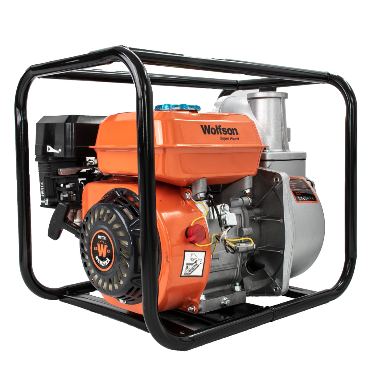 Motopompa apa WOLFSON WT-30, 3 toli, 6.5CP, 60000l/h, 2, atomico.ro