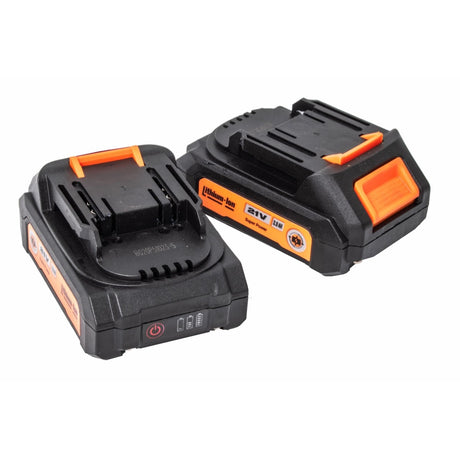 Pistoale de impact, Masina de insurubat cu impact cu acumulator Wolfson - 21V-2.0Ah, 2 acumulatori, Hex 1/4, 5, atomico.ro